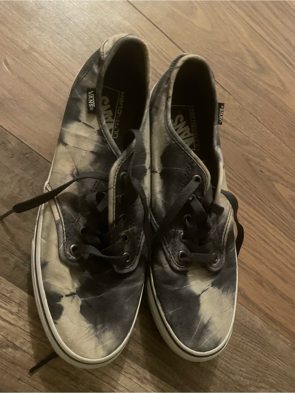 Vans Men's Tie-Dye Canvas Sneakers - Black & Ivory